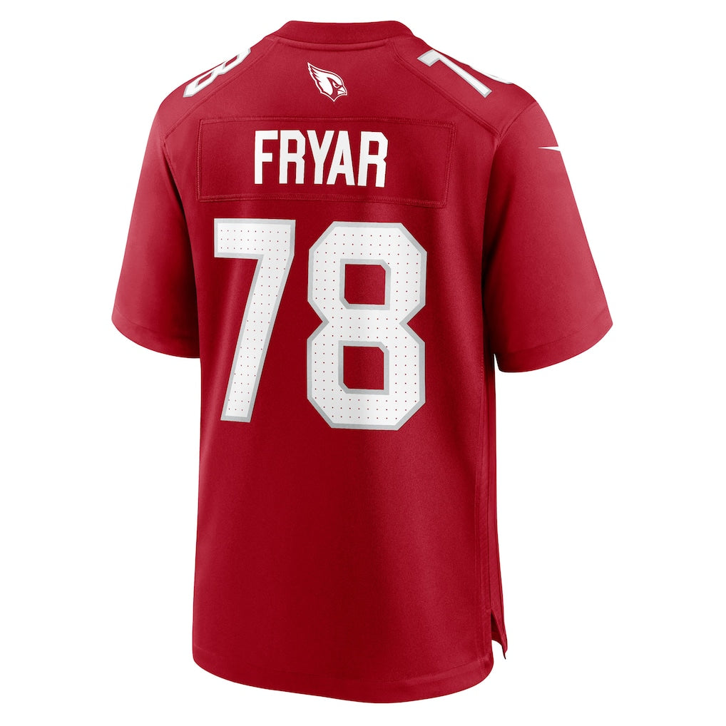 Odoa A.Cardinals #78 Josh Fryar Cardinal Team Game Jersey