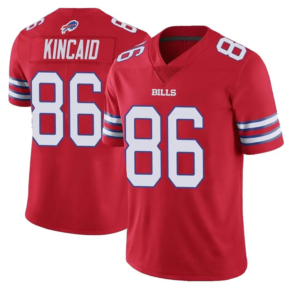 B.Bills #86 Dalton Kincaid Player Red Vapor Untouchable Limited Odoa Stitched Jerseys