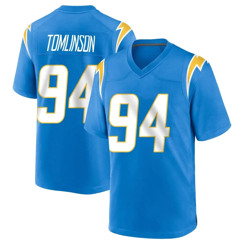 LA.Chargers #94 Dalvin Tomlinson Player Blue Home Game Odoa Stitched Jerseys