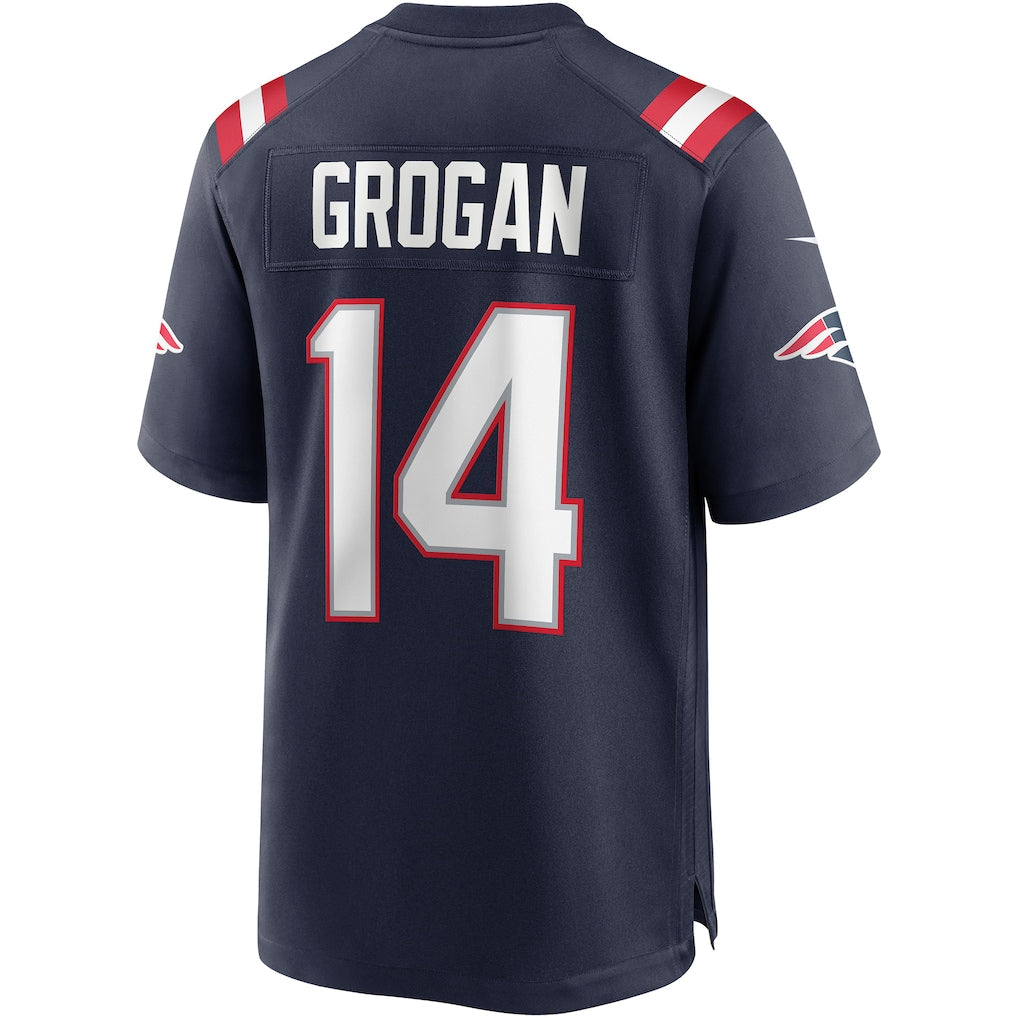 Odoa NE.Patriots #14 Steve Grogan Navy Game Retired Player Jersey