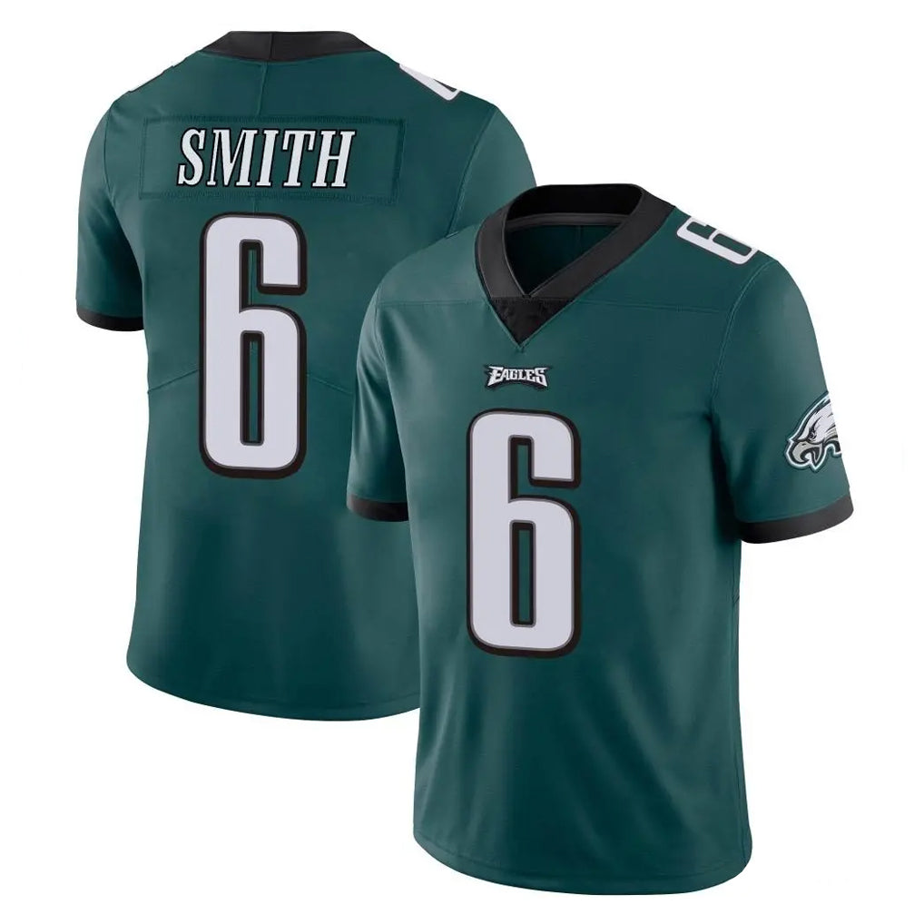 P.Eagles #6 DeVonta Smith Player Team Color Green Vapor Untouchable Home Game Odoa Stitched Jerseys