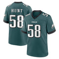 P.Eagles #58 Jalyx Hunt Player Green Home Game Odoa Stitched Jerseys