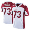 A.Cardinals #73 Isaac Seumalo Player White Vapor Limited Home Game Odoa Stitched Jerseys