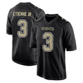 NO.Saints #3 Travis Etienne Jr. Player Black Carbon Fashion Home Game Odoa Stitched Jerseys