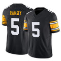 P.Steelers #5 Jalen Ramsey Player Black Limited Alternate Vapor F.U.S.E. Home Game Odoa Stitched Jerseys