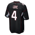 A.Cardinals #4 Jeremiyah Love Player Black Alternate Game Odoa Stitched Jerseys