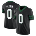 NY.Jets #0 Braelon Allen Player Black Limited Legacy Vapor F.U.S.E. Home Game Odoa Stitched Jerseys