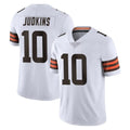 C.Browns #10 Quinshon Judkins Player White Vapor Untouchable Limited Home Game Odoa Stitched Jerseys