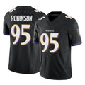 B.Ravens #95 Tavius Robinson Player Black Vapor F.U.S.E. Limited Odoa Stitched Jerseys