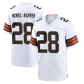 C.Browns #28 Emmanuel McNeil-Warren Player White Home Game Odoa Stitched Jerseys