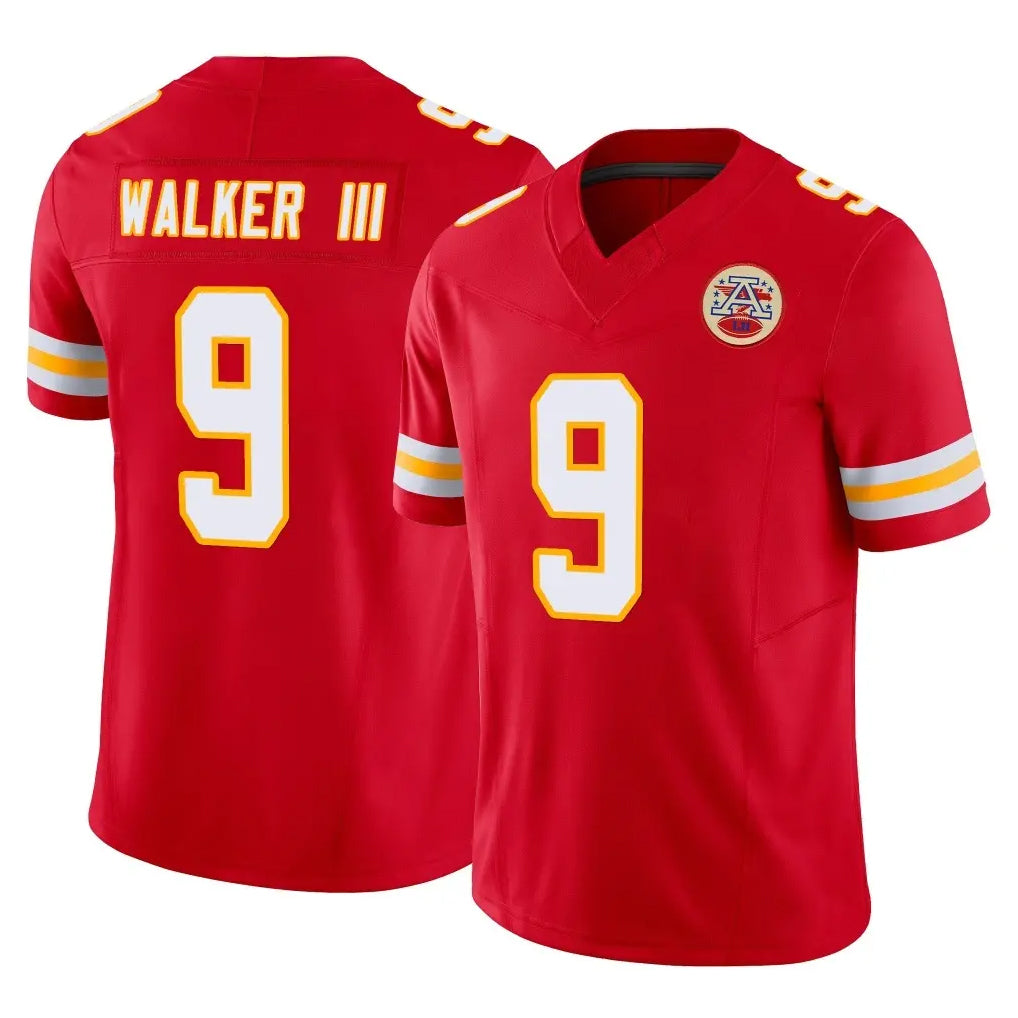 KC.Chiefs #9 Kenneth Walker III Player Red Limited Vapor F.U.S.E. Home Game Odoa Stitched Jerseys