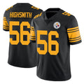 P.Steelers #56 Alex Highsmith Player Black Limited Color Rush Home Game Odoa Stitched Jerseys