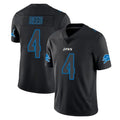 D.Lions #4 D.J. Reed Player Black Impact Limited Home Game Odoa Stitched Jerseys