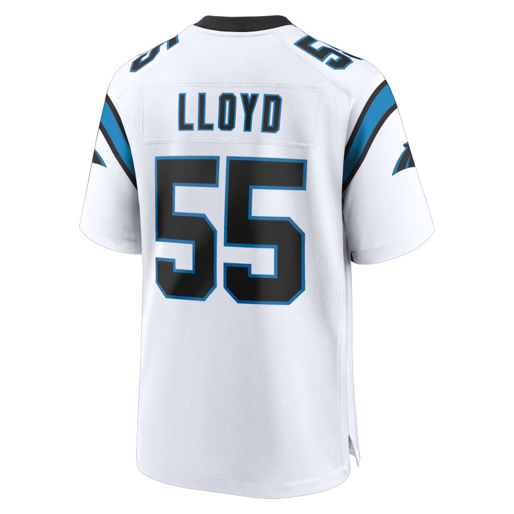 C.Panthers #55 Devin Lloyd Player White Home Game Odoa Stitched Jerseys