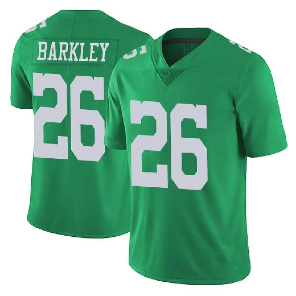 P.Eagles #26 Saquon Barkley Player Green Limited Vapor Untouchable Home Game Odoa Stitched Jerseys