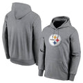 P.Steelers ## Steelers Blank Player Gray LOGO Pullover Hoodies Limited Odoa Stitched Jerseys