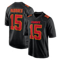 KC.Chiefs #15 Patrick Mahomes Player Black Fashion Home Game Odoa Stitched Jerseys