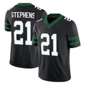 NY.Jets #21 Brandon Stephens Player Black Limited Legacy Vapor F.U.S.E. Home Game Odoa Stitched Jerseys