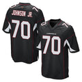A.Cardinals #70 Paris Johnson Jr. Player Black Home Game Odoa Stitched Jerseys