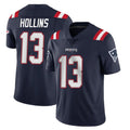 NE.Patriots #13 Mack Hollins Player Navy Vapor Untouchable Home Game Odoa Stitched Jerseys