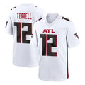 A.Falcons #12 Avieon Terrell Player White Home Game Odoa Stitched Jerseys