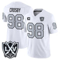 LV.Raiders #98 Maxx Crosby Player White 2026 Vapor Limited Home Game Odoa Stitched Jerseys