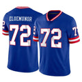 NY.Giants #72 Jermaine Eluemunor Player Royal Classic Vapor Home Game Odoa Stitched Jerseys