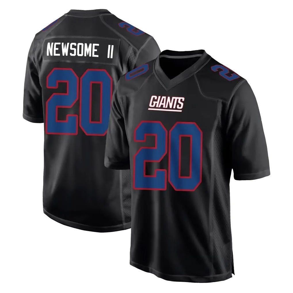NY.Giants #20 Greg Newsome II Player Carbon Fashion Limited Home Game Odoa Stitched Jerseys