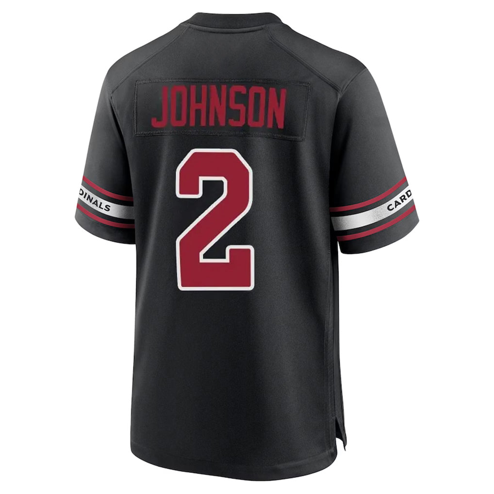 A.Cardinals #2 Will Johnson Player Black Alternate Game Qdoa Stitched Jerseys