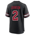A.Cardinals #2 Will Johnson Player Black Alternate Game Qdoa Stitched Jerseys