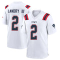 NE.Patriots #2 Harold Landry III Player White Home Game Odoa Stitched Jerseys