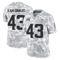 M.Vikings #43 Andrew Van Ginkel Player Arctic Camo Salute To Service Limited Game Odoa Stitched Jerseys