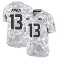 S.Seahawks #13 Ernest Jones IV Player Arctic Camo Limited Salute To Service Home Game Odoa Stitched Jerseys