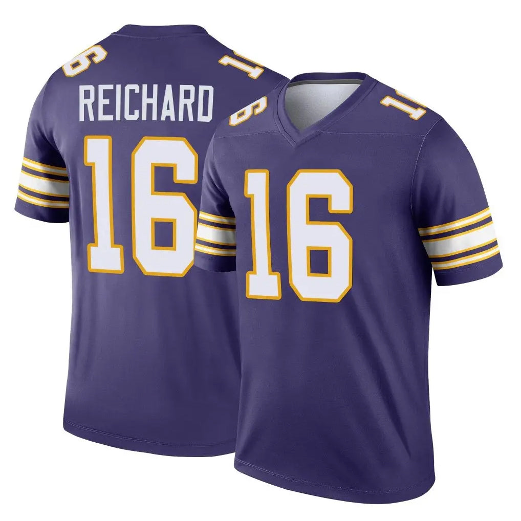 M.Vikings #16 Will Reichard Player Purple Limited Classic Home Game Odoa Stitched Jerseys