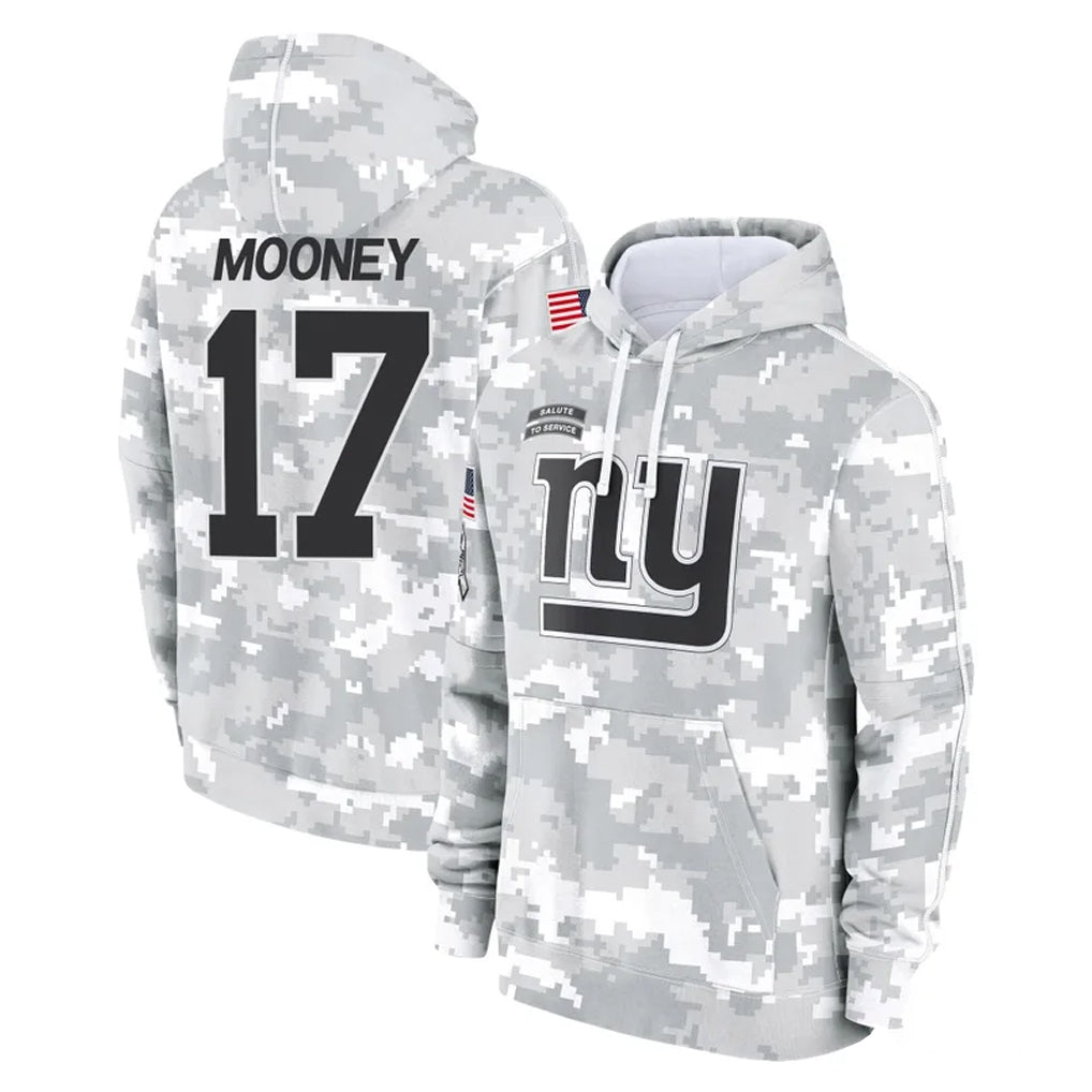 NY.Giants #17 Darnell Mooney Player Arctic Camo Salute to Service Pullover Hoodies Limited Game Odoa Stitched Jerseys