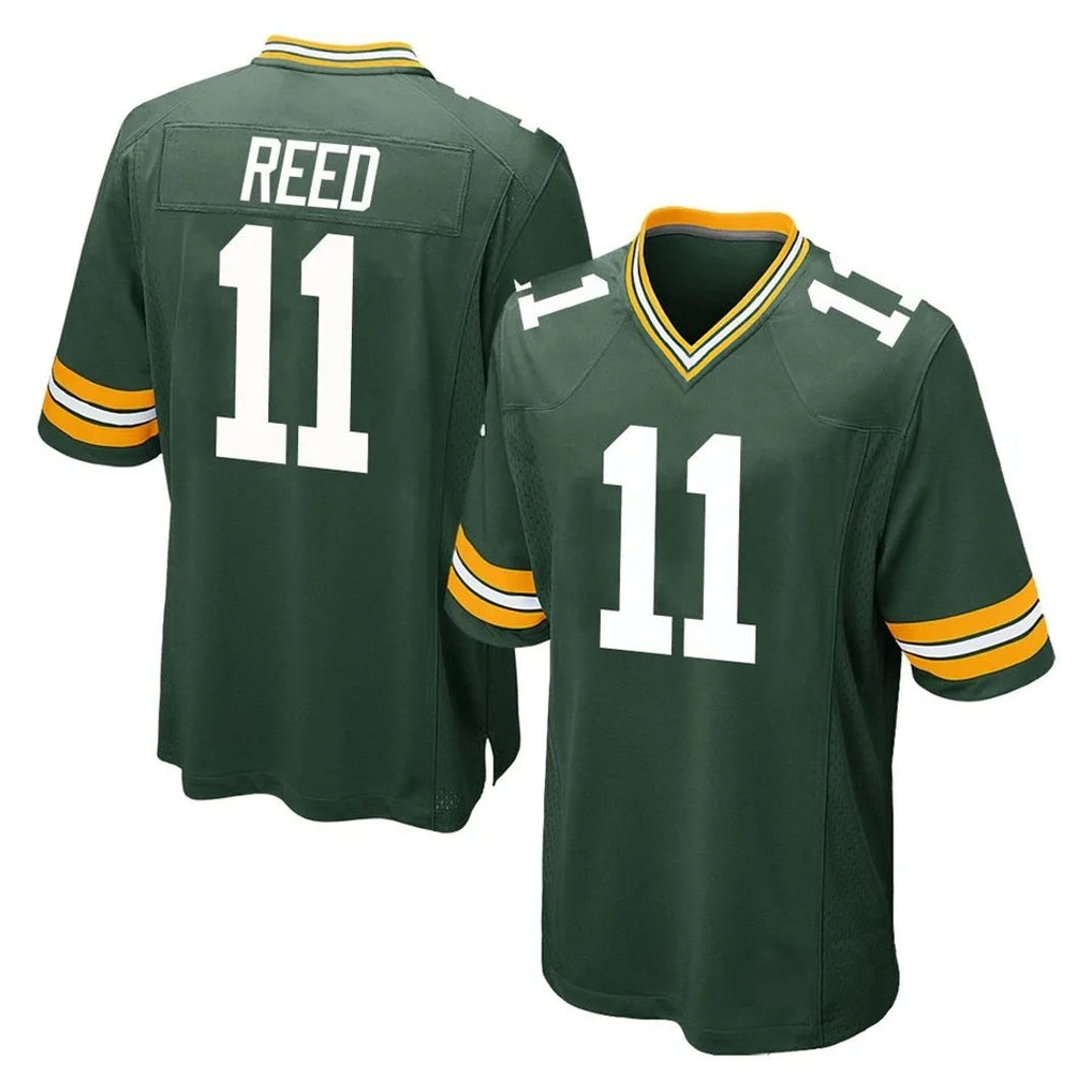 GB.Packers #11 Jayden Reed Player Green Home Game Odoa Stitched Jerseys