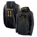 TB.Buccaneers #11 Jalen McMillan Player Black Salute to Service Sideline Performance Pullover Hoodies Home Game Odoa Stitched Jerseys
