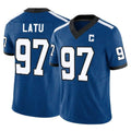 IN.Colts #97 Laiatu Latu Player Royal Limited Indiana Nights Alternate Vapor F.U.S.E. Home Game Odoa Stitched Jerseys