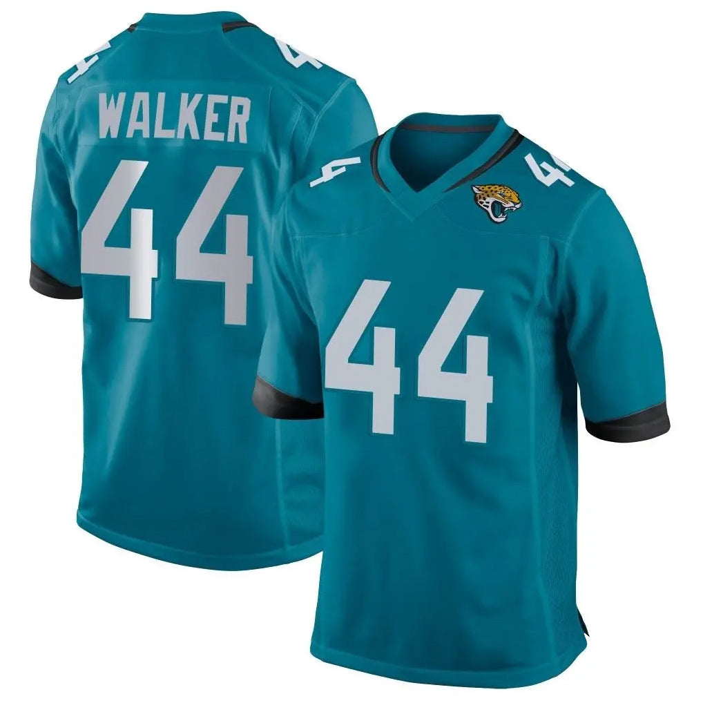 J.Jaguars #44 Travon Walker Player Teal Home Game Odoa Stitched Jerseys