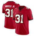 TB.Buccaneers #31 Antoine Winfield Jr. Player Red Limited Vapor F.U.S.E. Home Game Odoa Stitched Jerseys