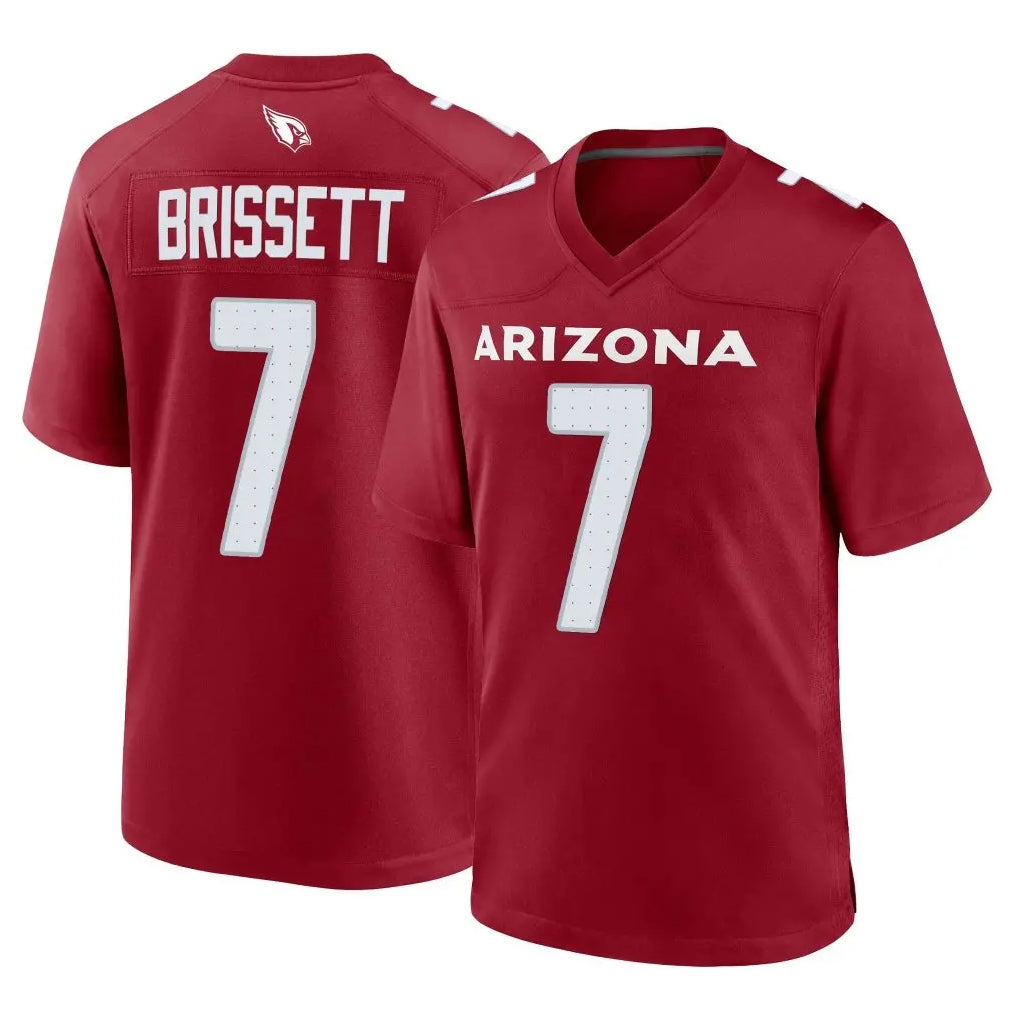 A.Cardinals #7 Jacoby Brissett Player Cardinal Limited Home Game Odoa Stitched Jerseys