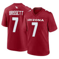 A.Cardinals #7 Jacoby Brissett Player Cardinal Limited Home Game Odoa Stitched Jerseys