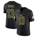 P.Steelers #13 Rico Dowdle Player Black Impact Limited Home Game Odoa Stitched Jerseys