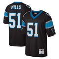C.Panthers #51 Sam Mills Player Black Mitchell & Ness Legacy Replica Odoa Stitched Jerseys