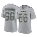 NY.Jets #66 Joe Tippmann Player Gray Limited Atmosphere Fashion Home Game Odoa Stitched Jerseys