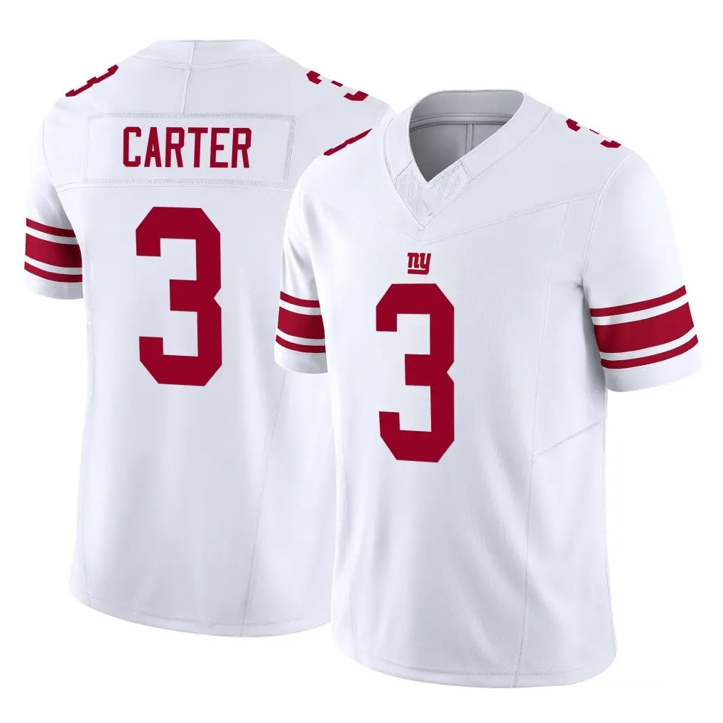 NY.Giants #3 Abdul Carter Player White Limited Vapor F.U.S.E. Home Game Odoa Stitched Jerseys