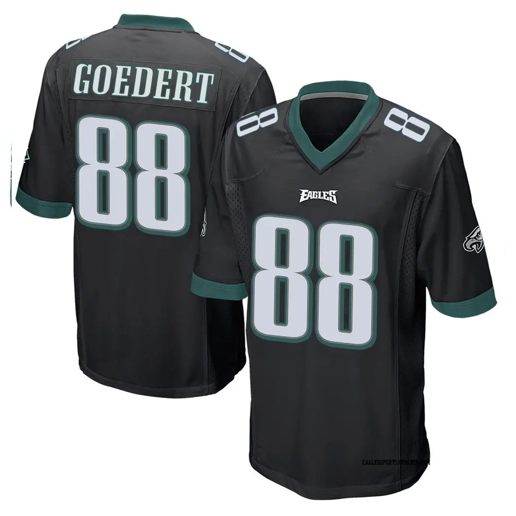 P.Eagles #88 Dallas Goedert Player Black Home Game Odoa Stitched Jerseys