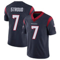 H.Texans #7 CJ Stroud Player Navy Limited Vapor Untouchable Home Game Odoa Stitched Jerseys