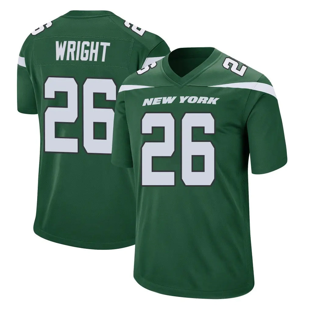 NY.Jets #26 Nahshon Wright Player Green Home Game Odoa Stitched Jerseys
