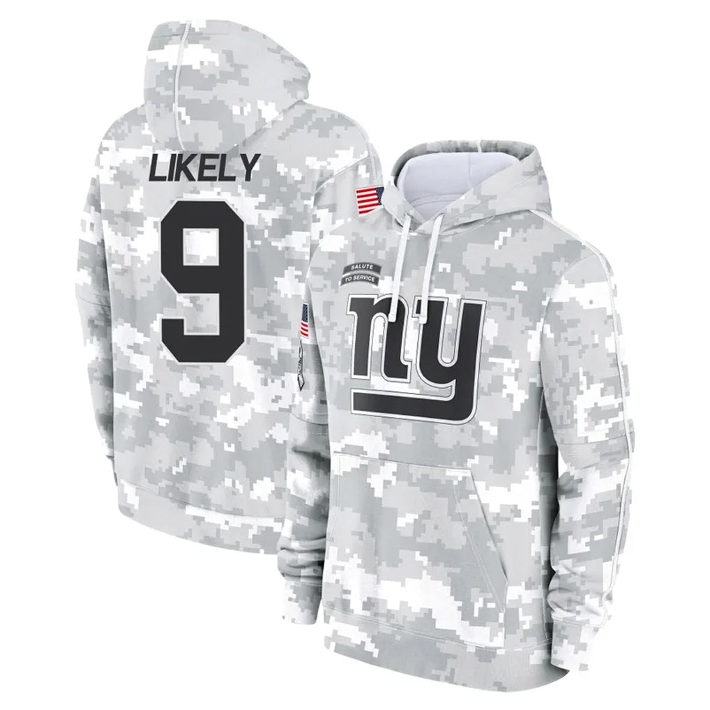 NY.Giants #9 Lsaiah Likely Player Arctic Camo Salute to Service Pullover Hoodies Limited Game Odoa Stitched Jerseys
